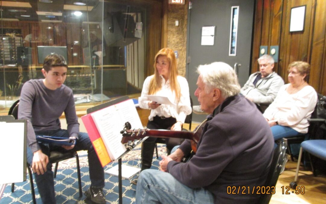 Recording Session on 2/22-23/23