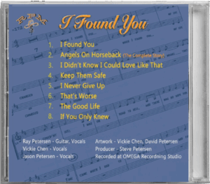 Ray Petersen Music - "I Found You" CD Back Cover